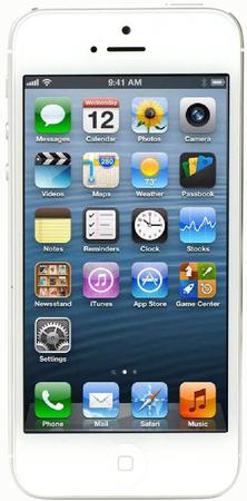 Смартфон Apple iPhone 5 64Gb White & Silver - Ярославль