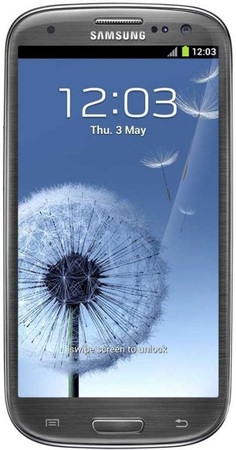 Смартфон Samsung Galaxy S3 GT-I9300 16Gb Titanium grey - Ярославль